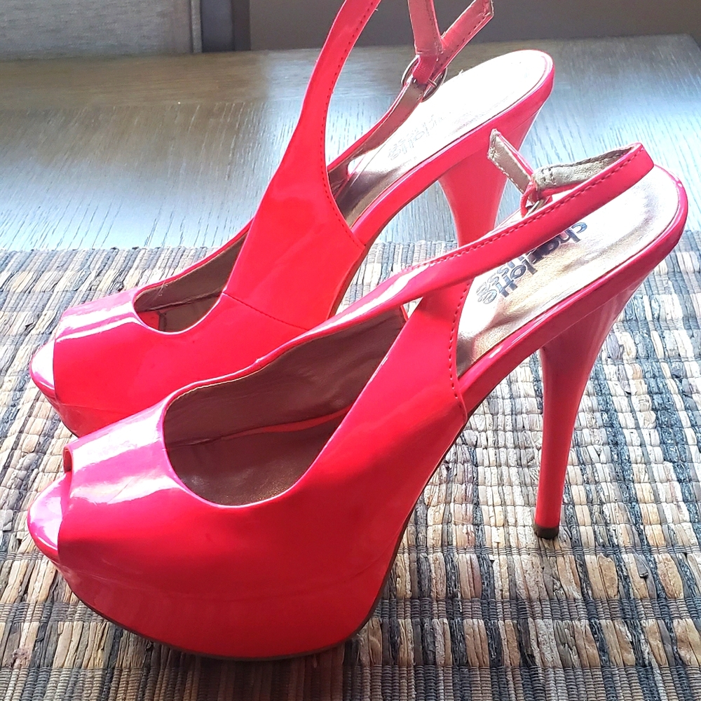 Hot pink heels
